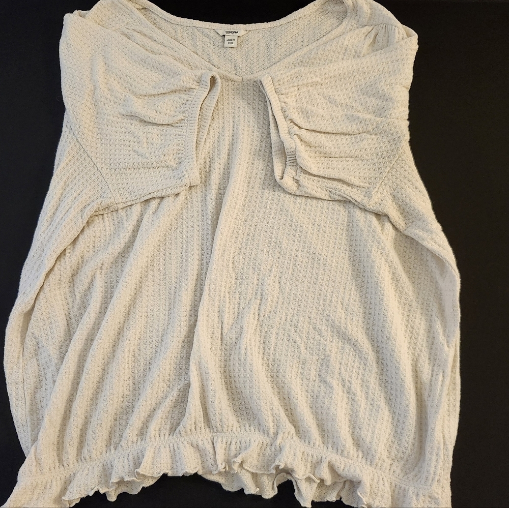 Sonoma Shortsleeve Blouse Top Size XXL - Picture 4 of 4